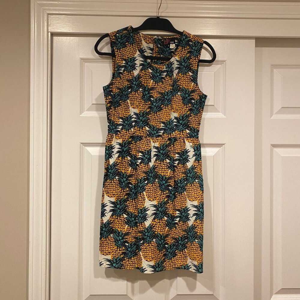 Anthropologie Yumi Pineapple Print Dress
